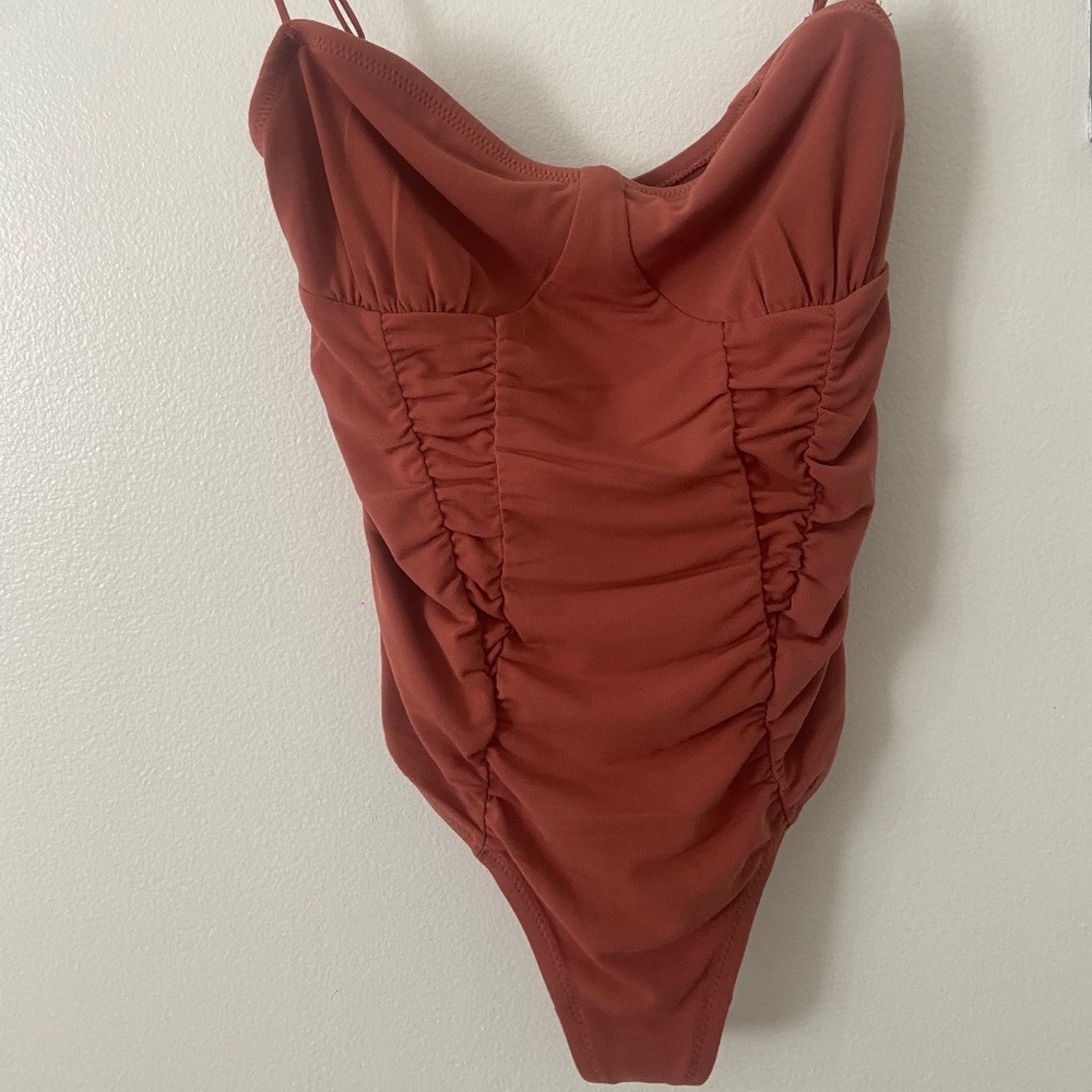Ruched bodysuit